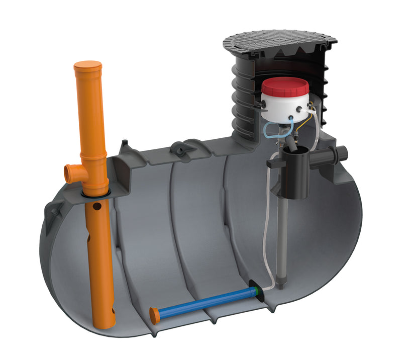 vollbiologische Kläranlage SOLIDO Smart EBL , 1-10 EW,  SBR - Einkammersystem
